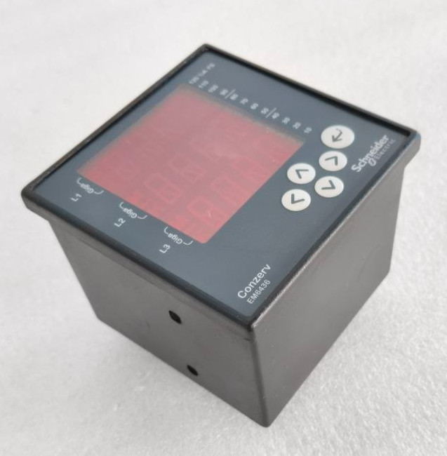 SCHNEIDER ELECTRIC ENERGY METER DUAL SOURCE EM6436 USED