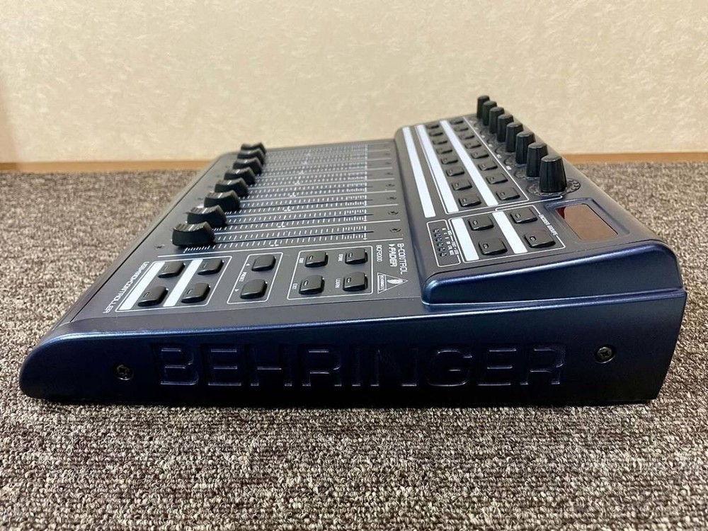 Behringer BCF2000 B-CONTROL FADER USB MIDI Controller Motorized Faders Working