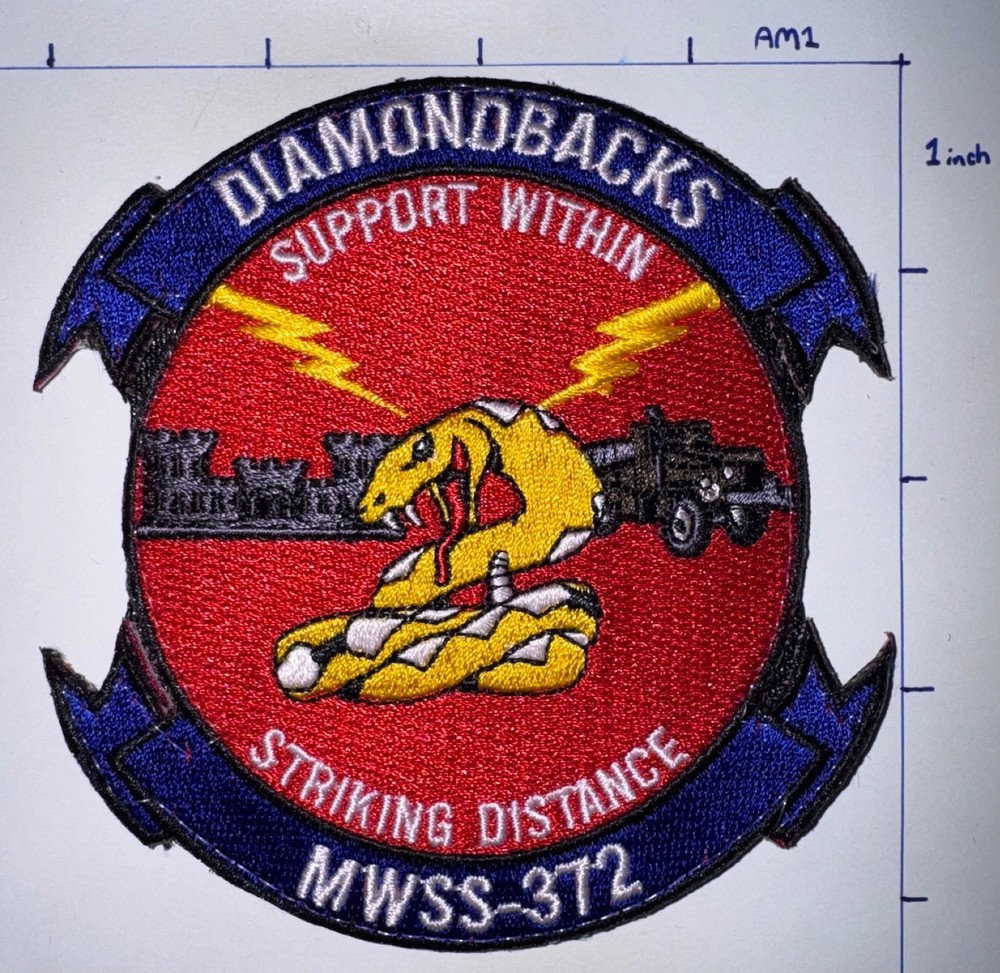 USMC Marine Wing Support Squadron 372 (MWSS-372) - Color Patch