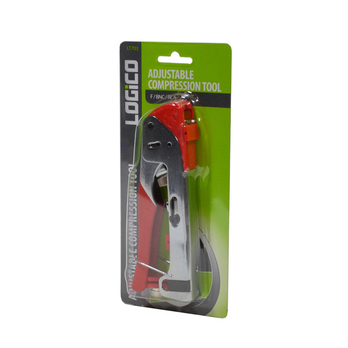 Adjustable Compression Tool RG59/ RG6/ BNC/ RCA Cable Coax Connector Crimp Tool