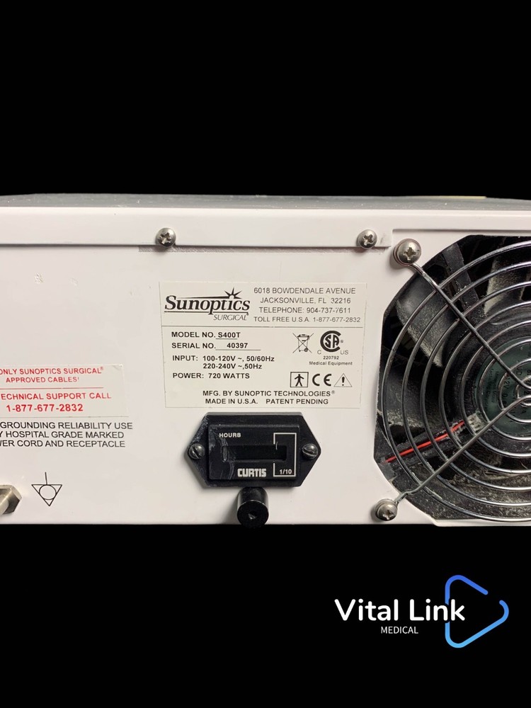Sunoptics Titan 400 High Performance Xenon Light Source (S400T)