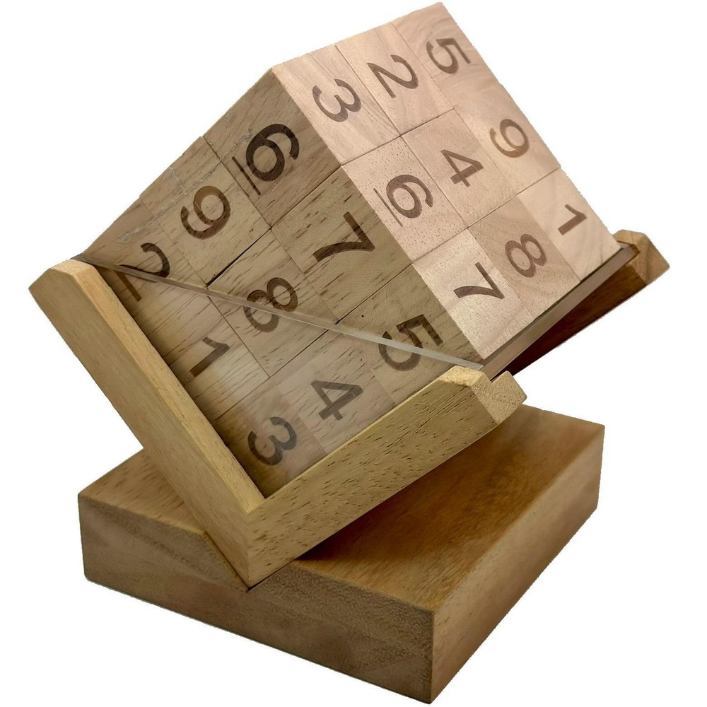 3D Wooden SUDOKU Cube Puzzle / Game