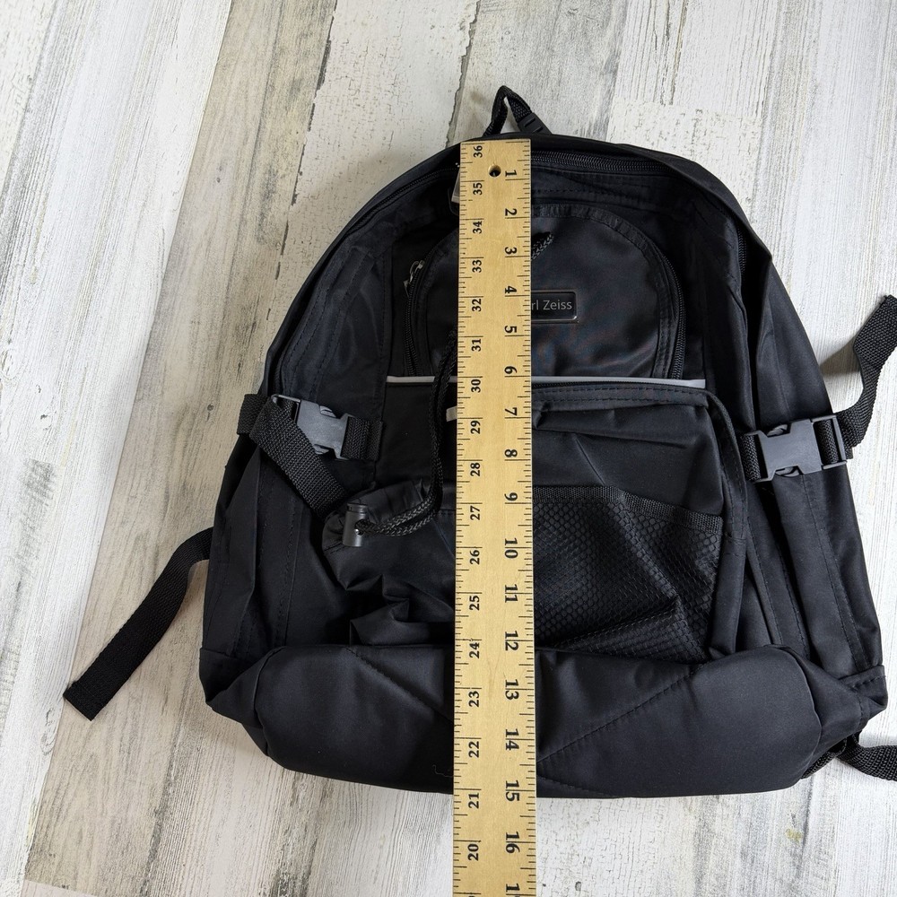 Original Carl Zeiss branded black backpack