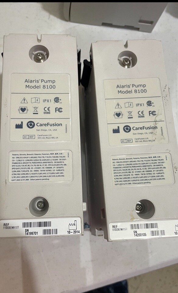carefusion 8100 pumps