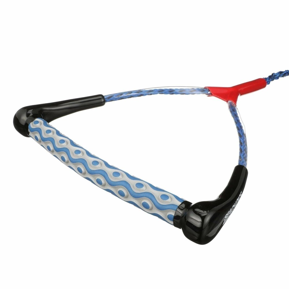 Seachoice 86733 3-Section Multi-Use Ski Rope ? 75 Foot Line ? Radius Rubber E...