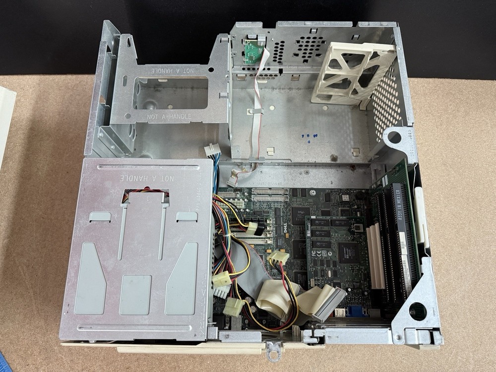 Vintage Dell Optiplex Gs Desktop PC with Intel Processor Broken for Parts