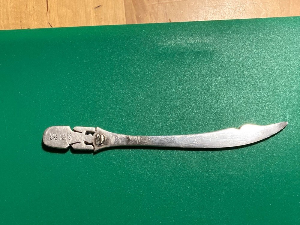 PERUVIAN STERLING SOUVINER SABRE /SWORD 4"
