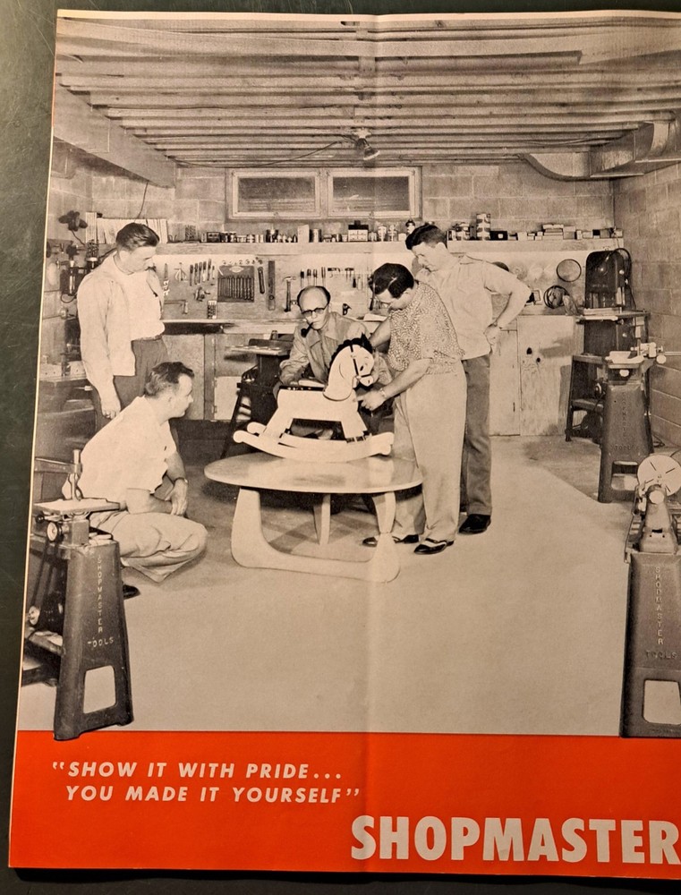 1953 POWER TOOLS catalog BY SHOPMASTER