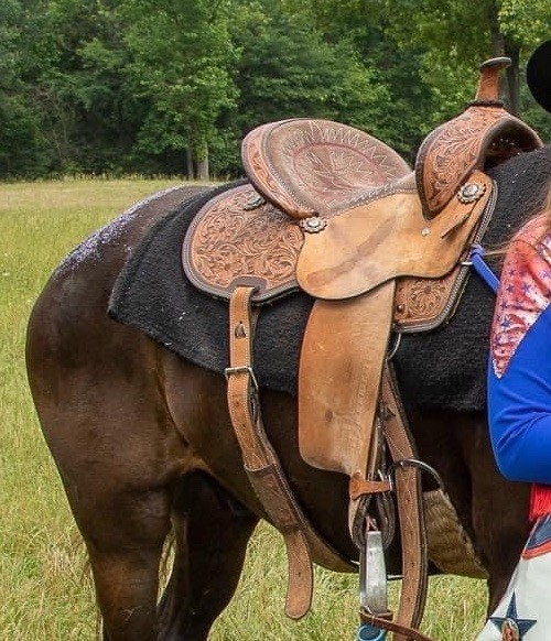 15in Silver Royal Barrel Saddle