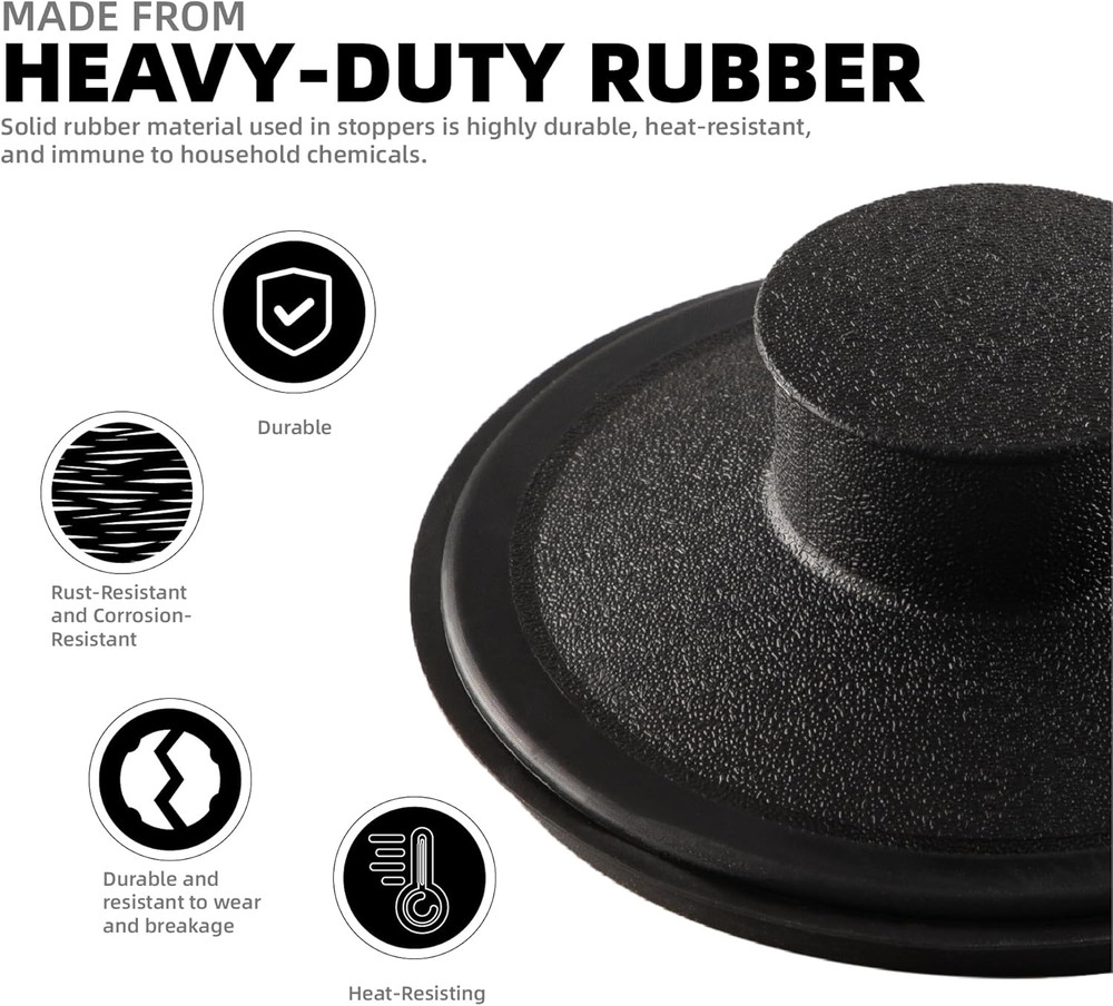 3.5in Kitchen Sink Stopper Universal Garbage Disposal Drain Plug Replacement