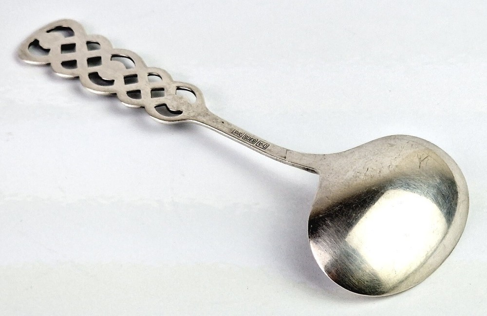 Spoon 830 Silver David Andersen Norway RINGEBU 1950s R1224