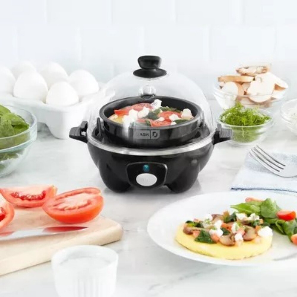 3-in-1 Everyday 7-Egg Cooker with Omelet Maker and Poaching