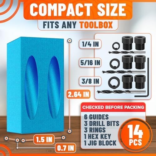 Pocket Hole Jig Kit for Woodworking