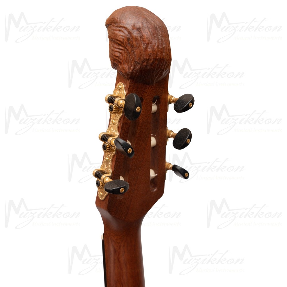 MUZIKKON LUTE GUITAR, 6 STRING ROSEWOOD