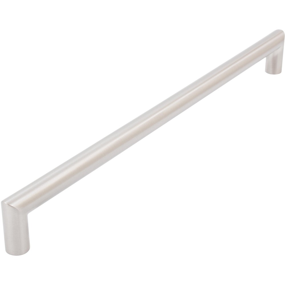 Contemporary Round Cabinet Pull, 256 Millimeters, Zinc Base Material, Satin Nick