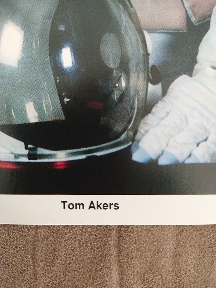 Tom Akers hand signed lithograph 8.5 x 10