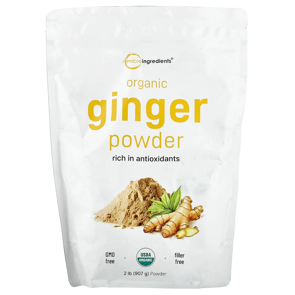 Organic Ginger Powder, 2 lbs (907 g)