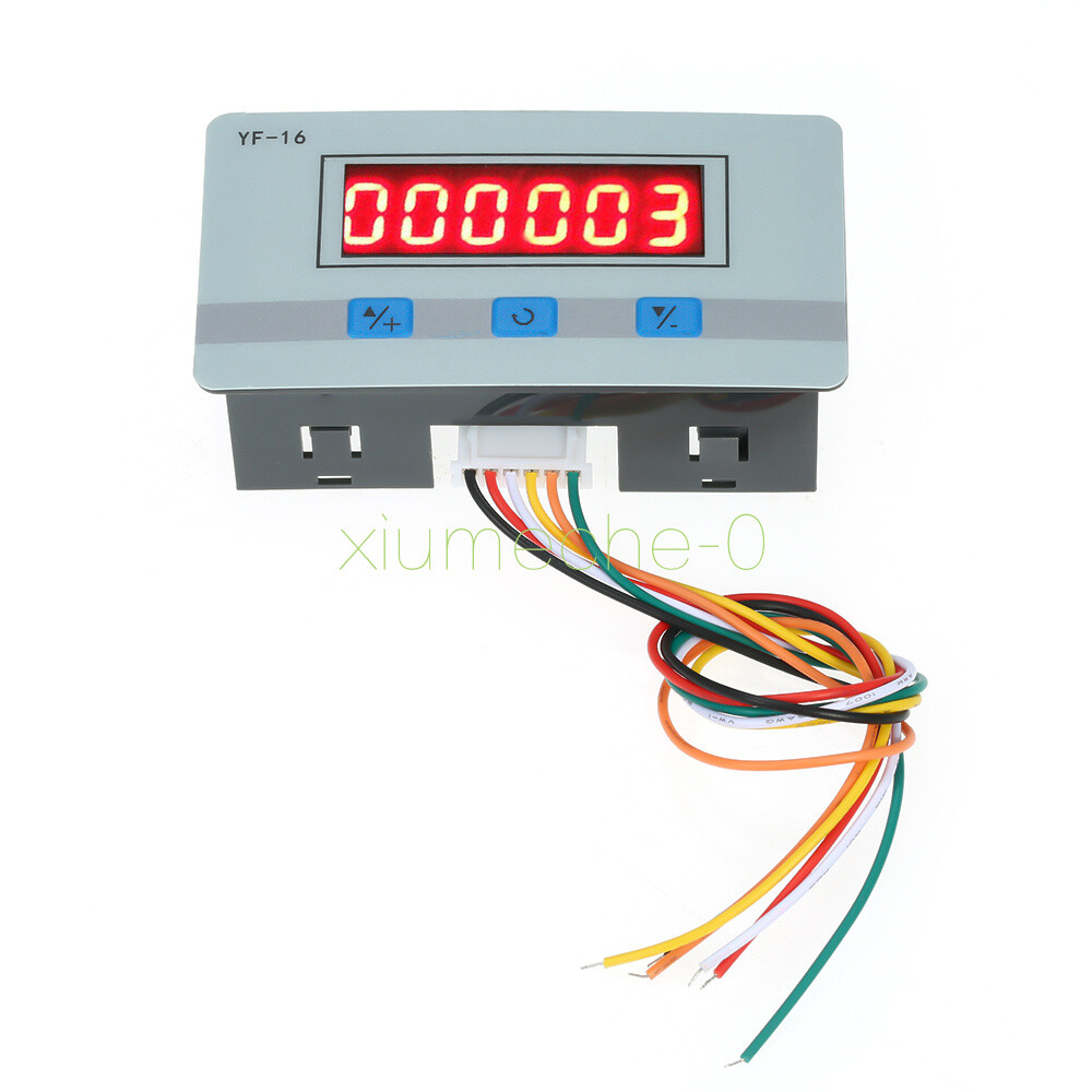 DC/AC 7-27V Mini LCD Digital Counter Module Electronic Totalizer 1~999999 Times