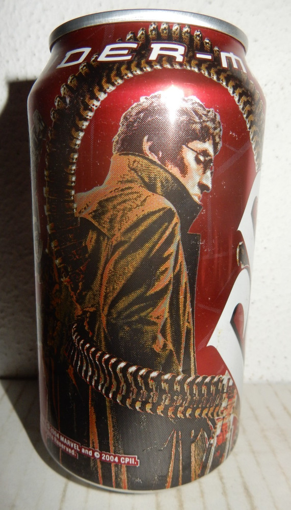 SPIDERMAN  Dr. PEPPER Soda can from U.S.A. (355ml)  Empty !!  05