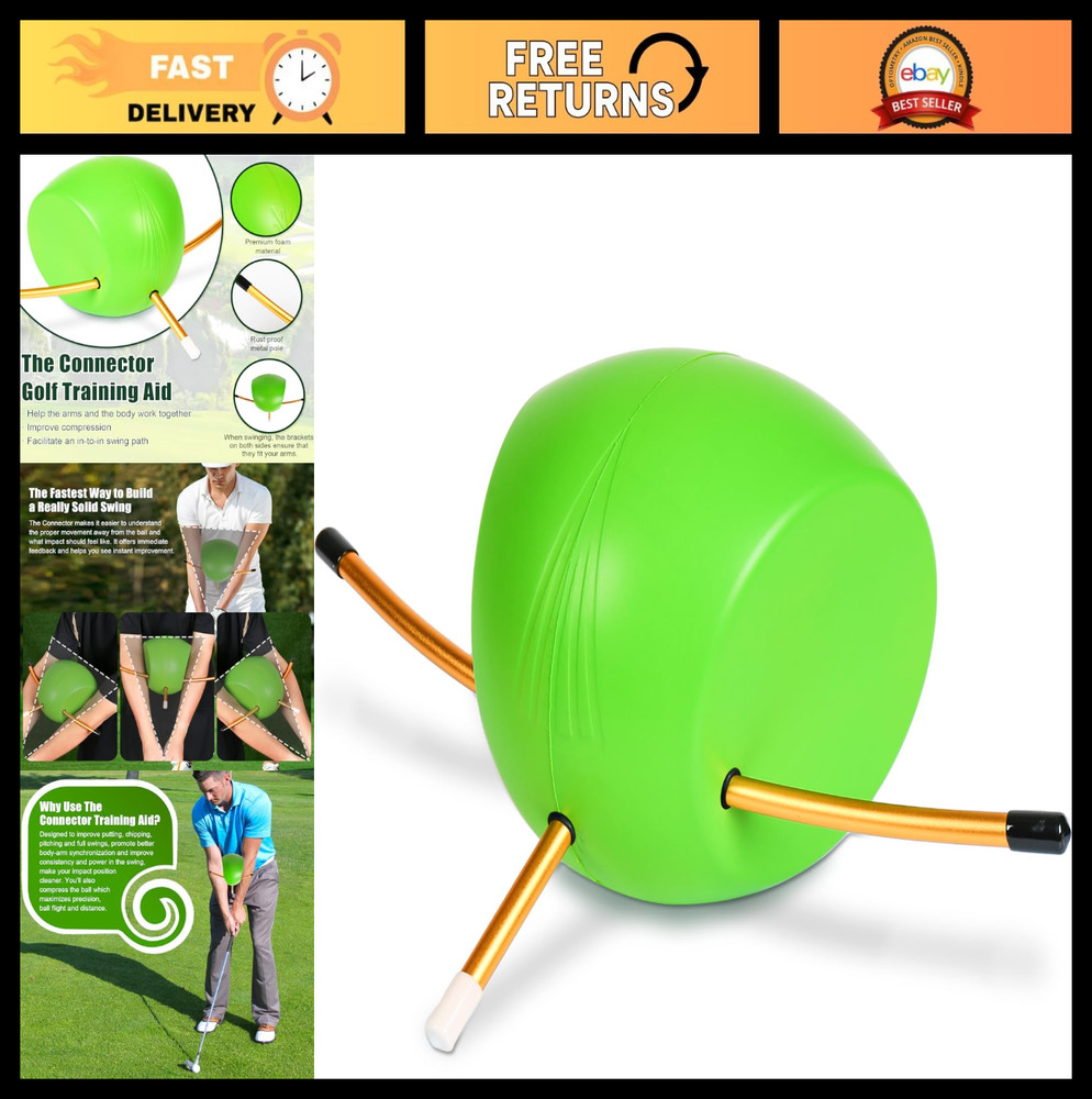 Golf Swing Trainer Aid - Posture Correction Tool for All Skill Levels, Improve G