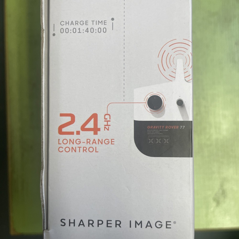 Sharper Image Gravity Rover Remote Control Wall Ceiling Crawler New In Box 2020