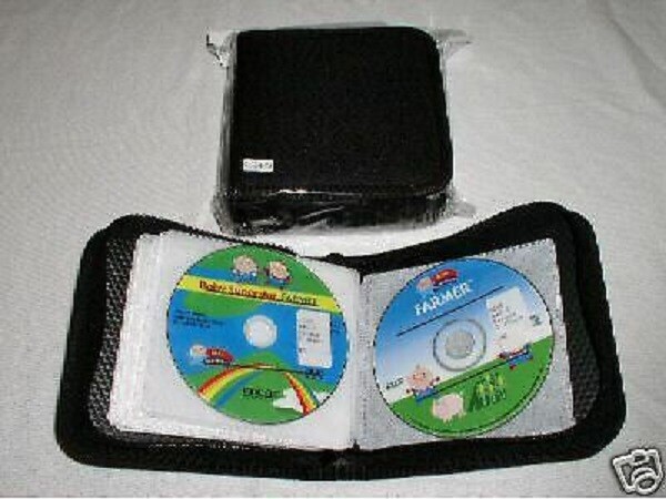 5 WHOLESALE 24-CD DVD CASE  WALLET ORGANIZER JS70