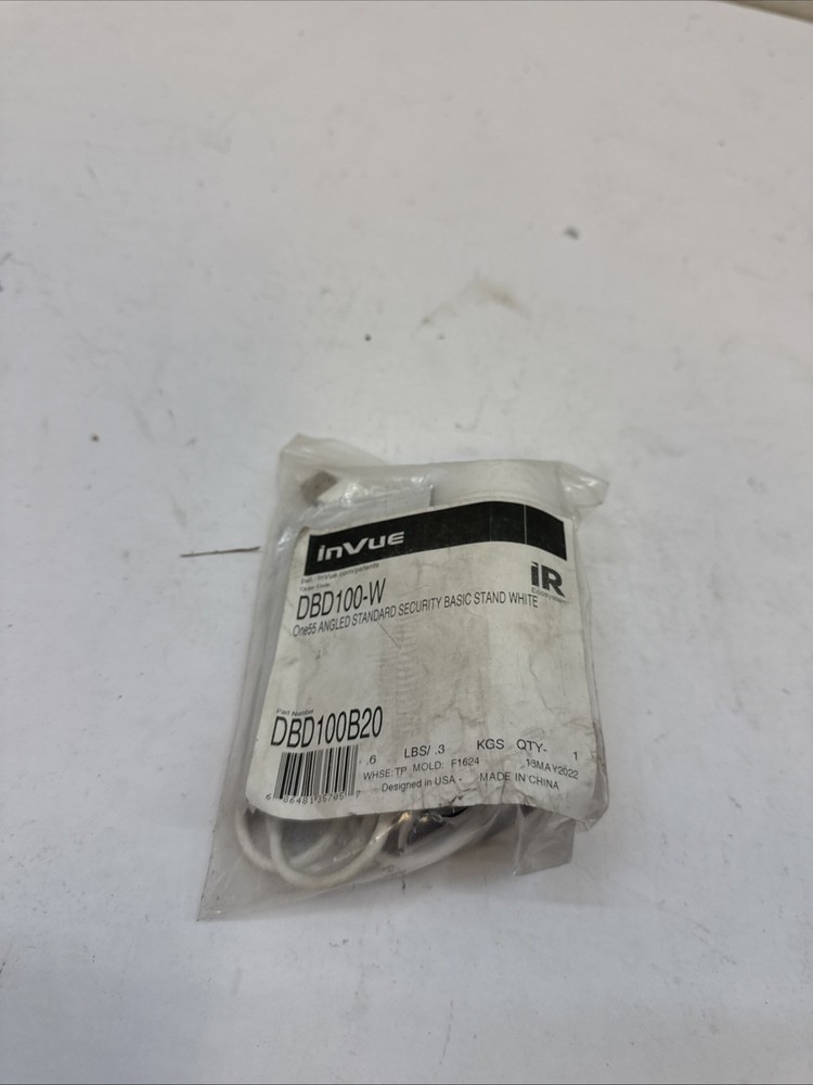 INVUE DBD100-W ONE 55 ANGLED STANDARD SECURITY BASIC STAND WHITE DBD100B20 NEW