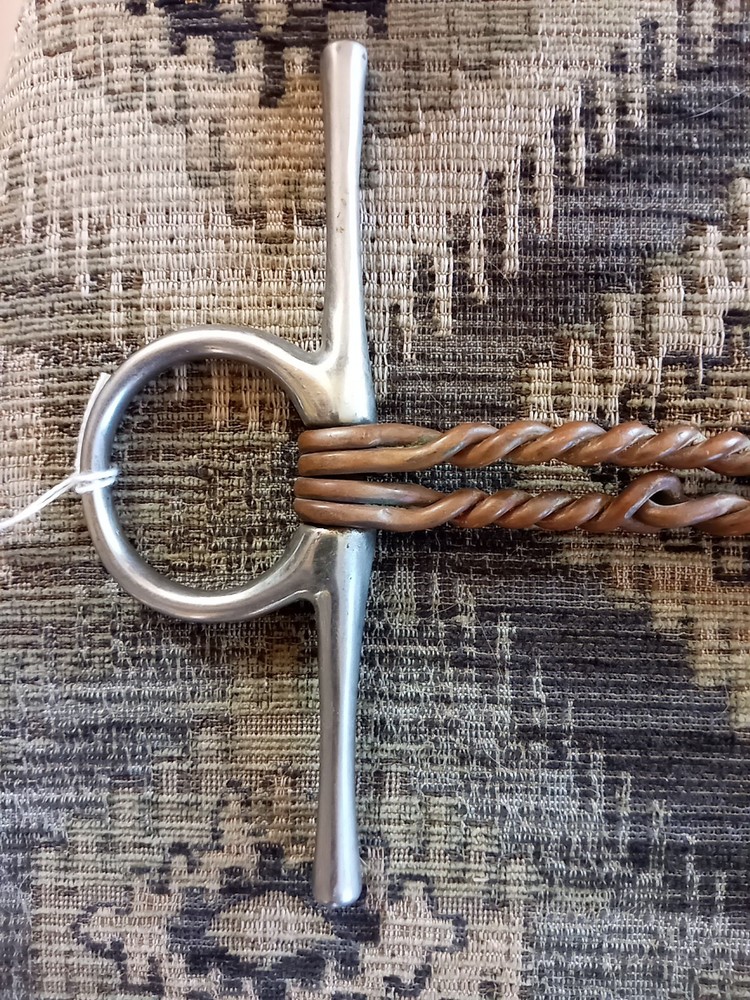Twisted Copper Wire Full Cheek Snaffle