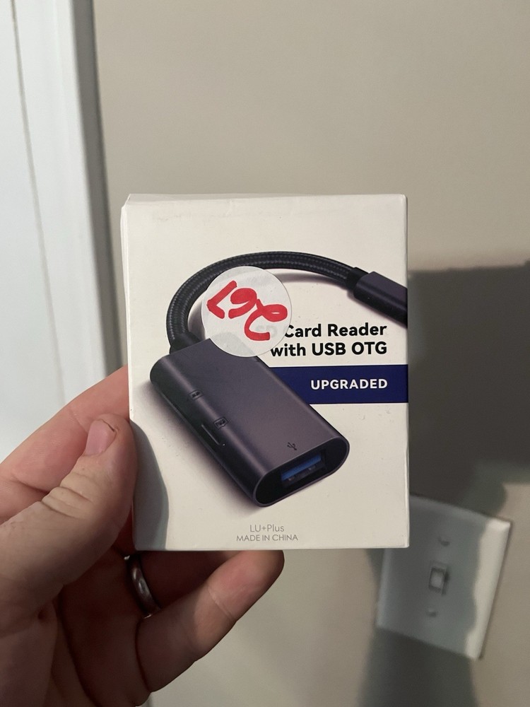 SD Card Reader With USB OTG iPhone