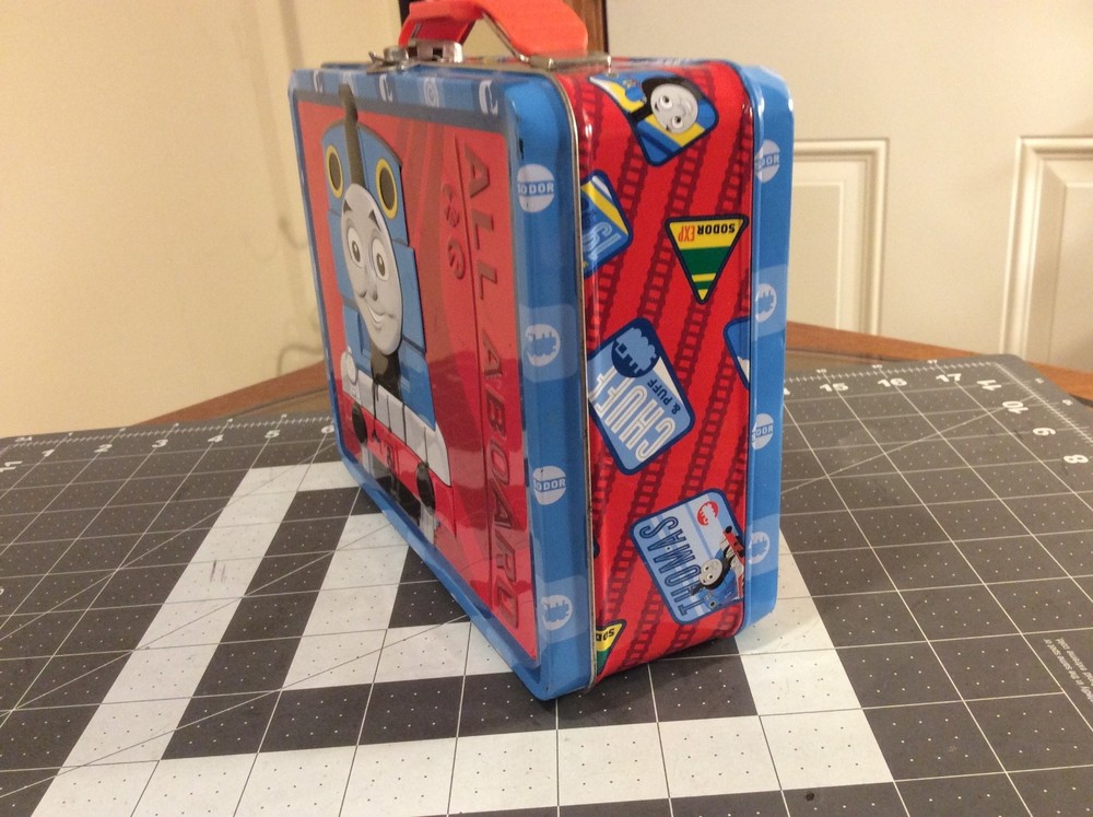 Thomas The Tank Engine Train Lunchbox All Aboard 2010 Tin Box Co