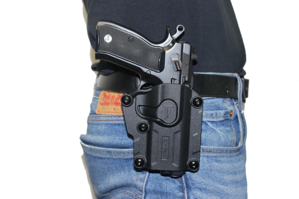 Universal Level 2 OWB Pistol/Gun Paddle Holster w/ Quick Release Button