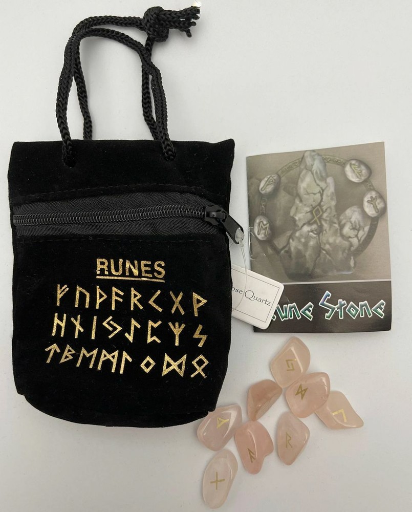 Rose Quartz Rune Set