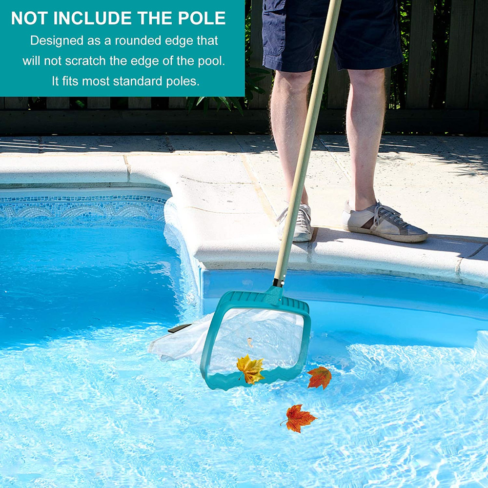 Pool Skimmer Net Deep Fine Mesh Leaf Rake Swimming Pool Cleaning Tool