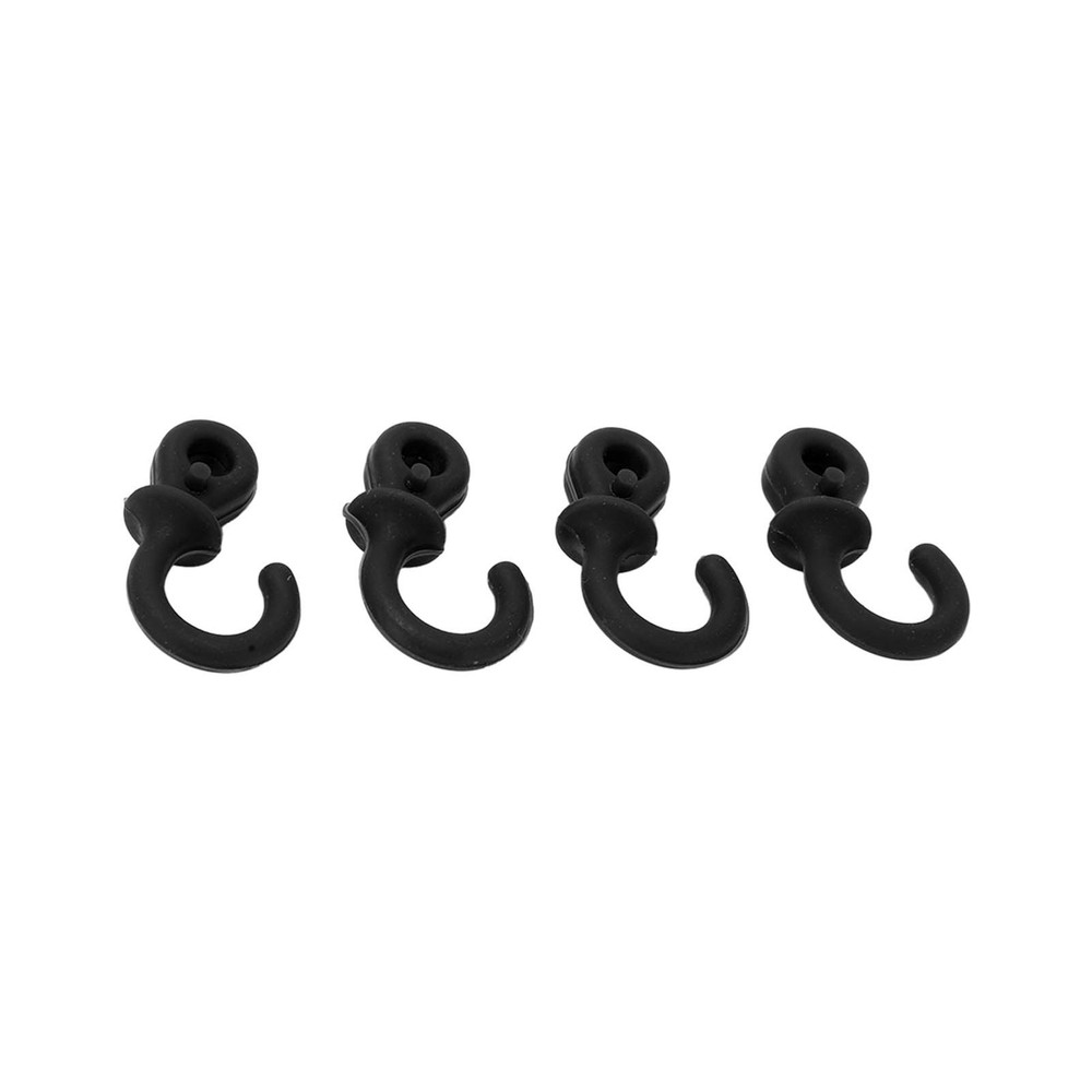 4x Archery String Silencers Monkey Tail Compound Bow String Stabilizer Black
