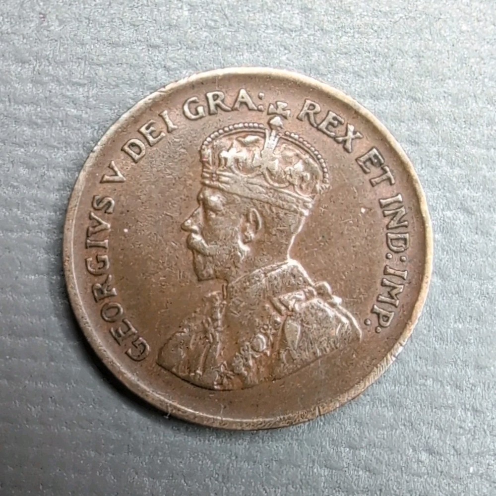 Canada 1932 Small Cent King George V Bronze BN