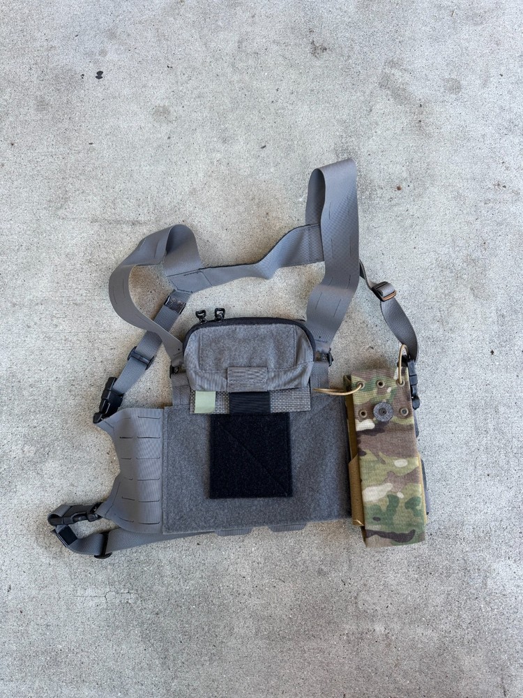 Ferro Concepts Chesty Rig Wide Gray w/ Extras