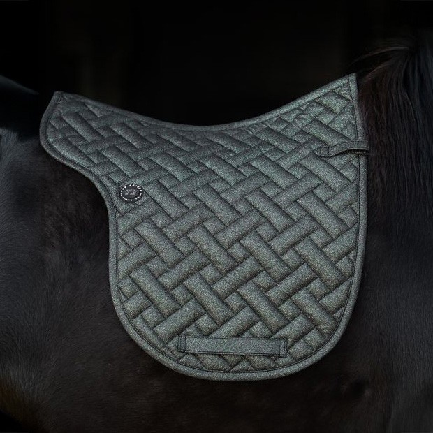 Top Reiter Glitrandi Saddle Pad - SILVER