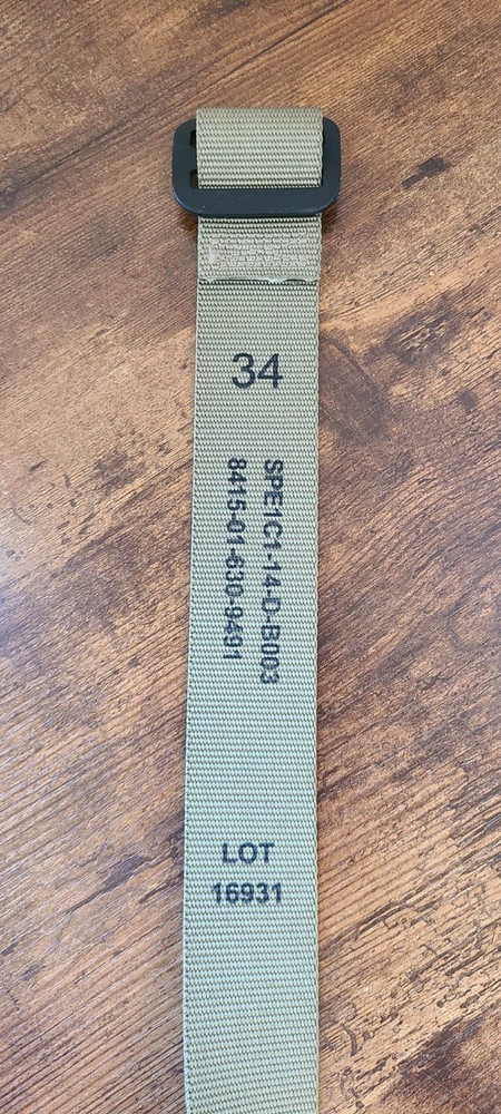 Authentic Military Style Rigger Tactical Belt Size 34