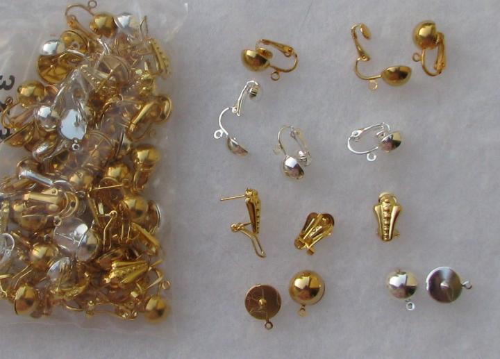 Earring Back Assortment..Gold & Silver Plated