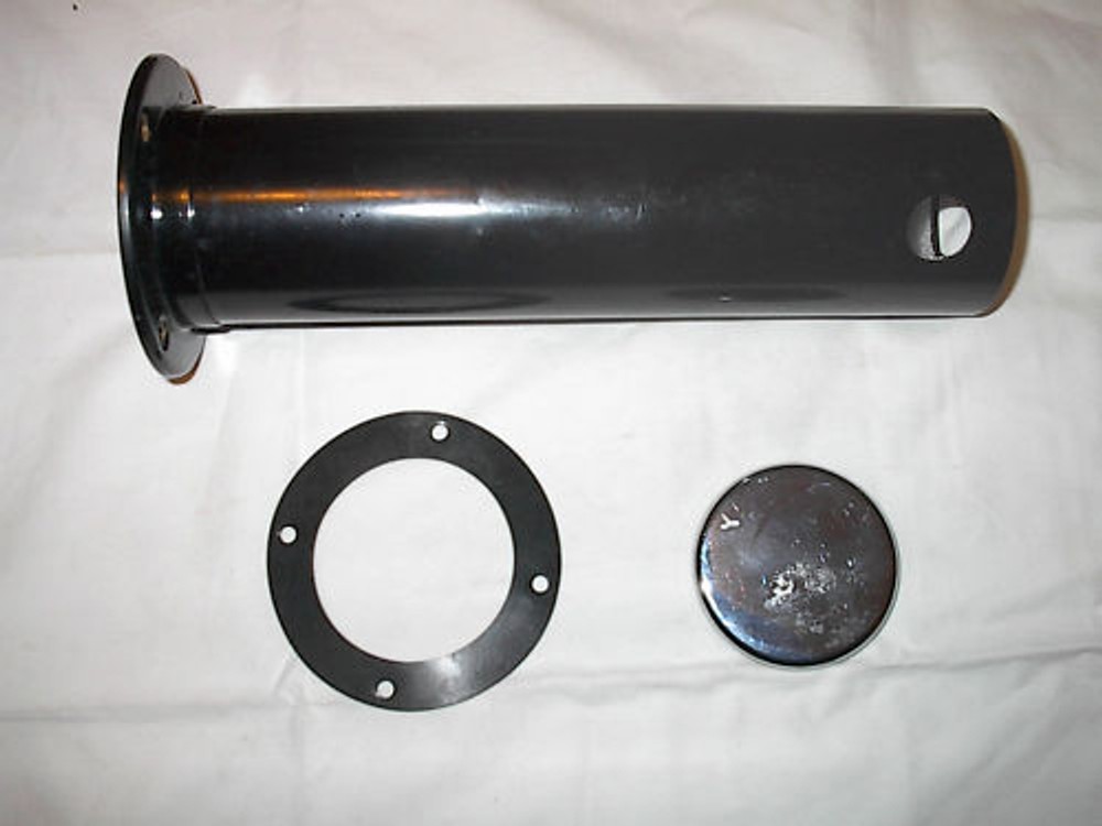 Black Brass Tower for Beer Tap, Surface Mount