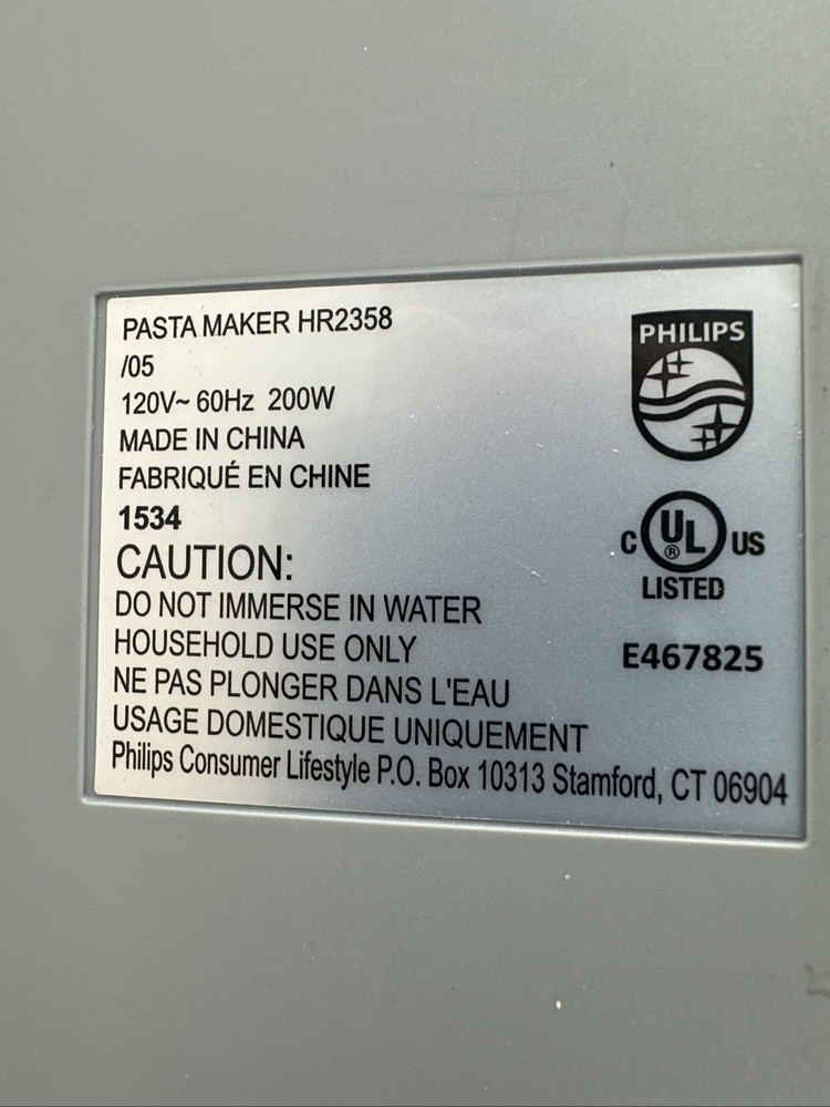 Philips Advance Collection Pasta Maker - HR2358 Replacement Motor Base Only