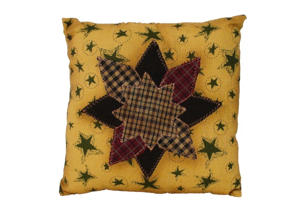 Primitive Country Star Pillow