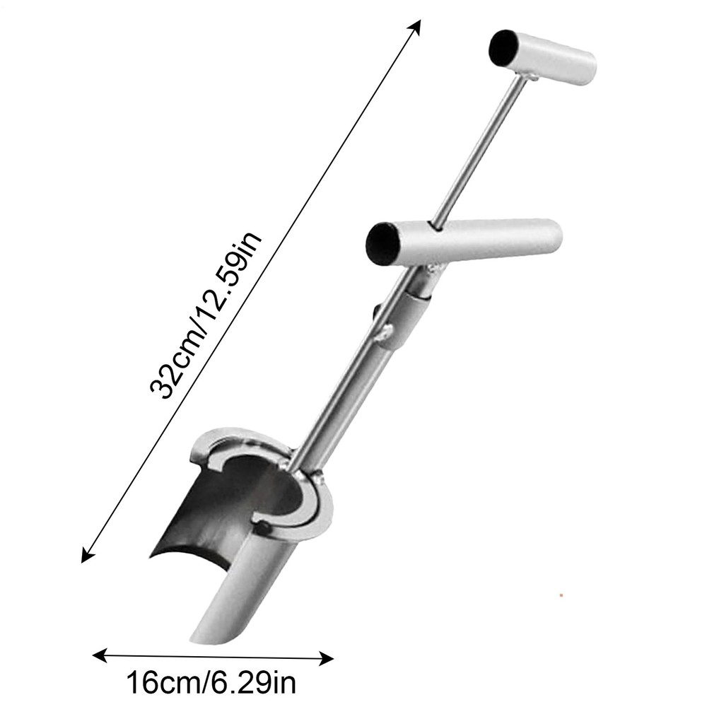 Bulb Planter Tool Fruit Tree Transplanter,Long Handled Bulb Planter With Sliding