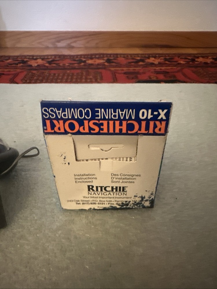 Ritchie Navigation Compass X10M, Marine 2" Dial, Grey Lighted