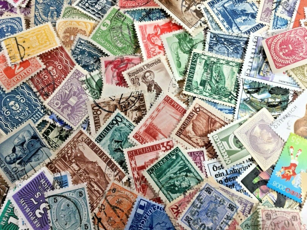 AUSTRIA - 1000 STAMPS - ALL DIFFERENT - USED, Including Sets