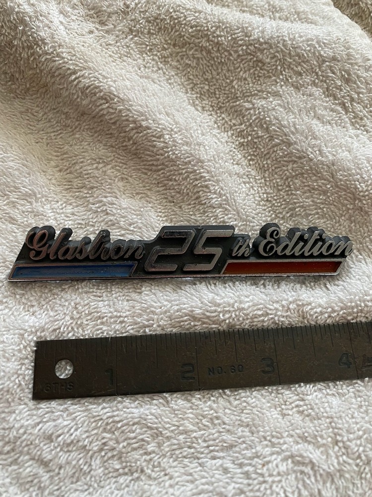 Vintage Glastron 25th Edition Emblem