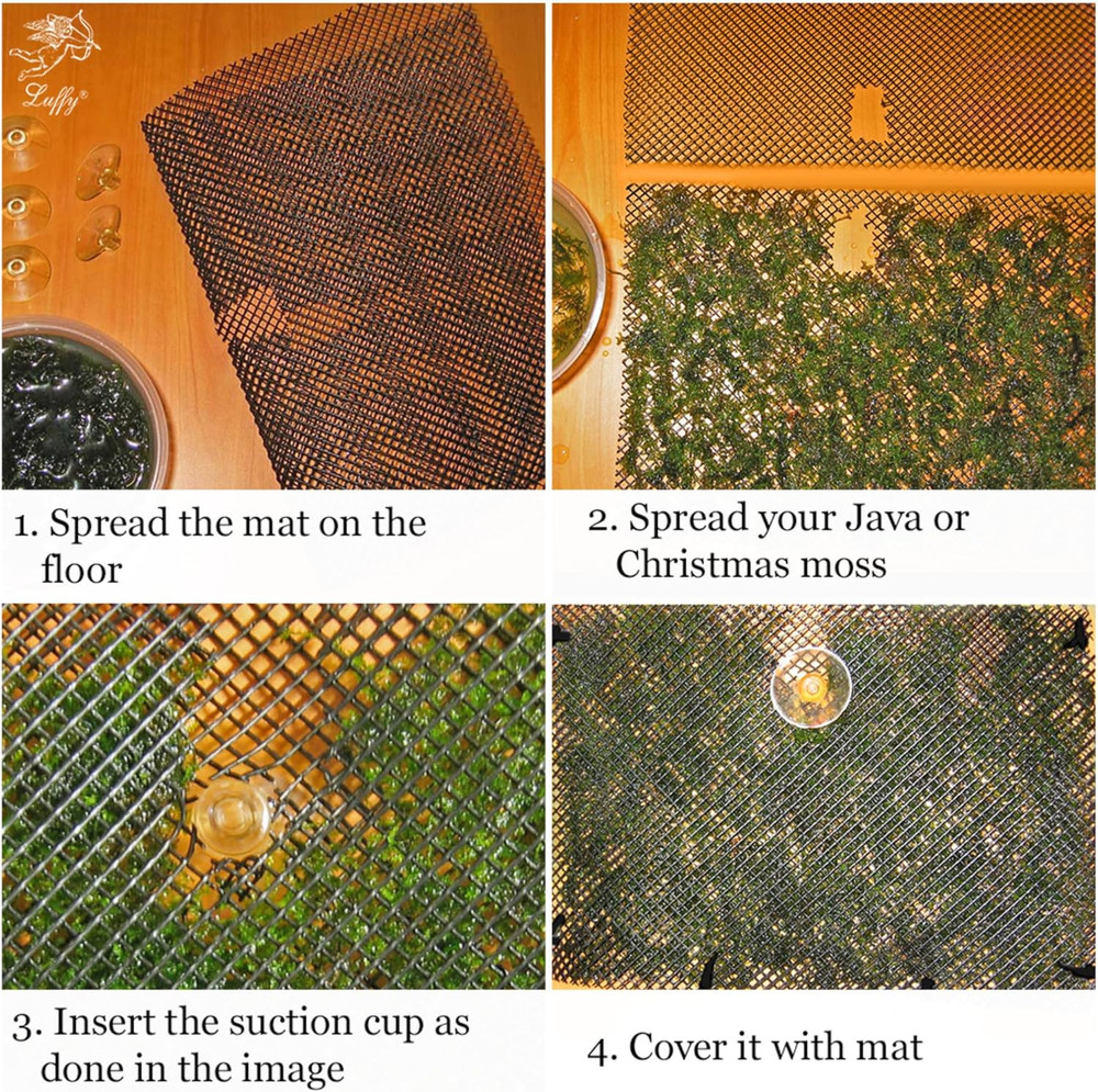 Luffy Decorative Wall or Floor Mesh Kit, 2 Pieces