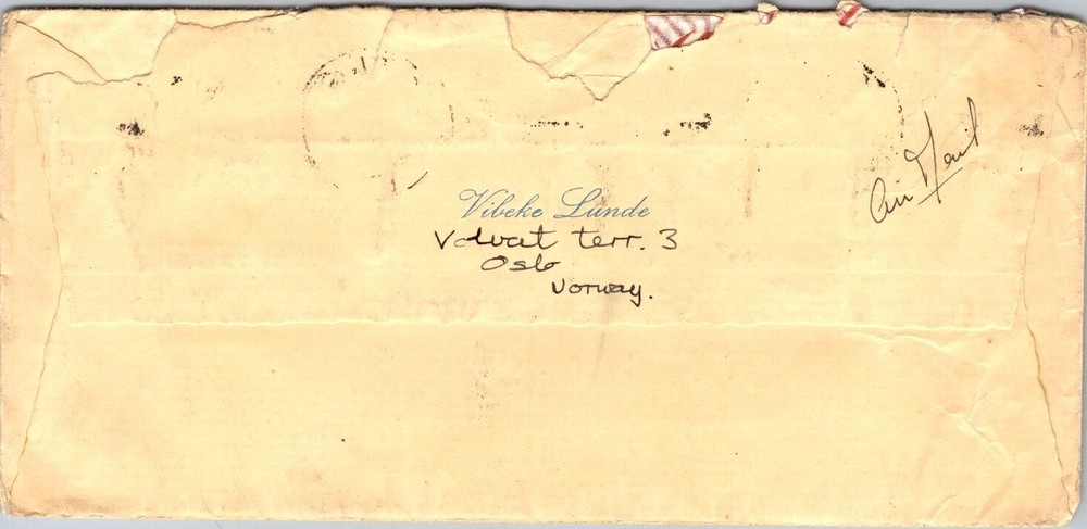 Norway 1960 Airmail - Oslo - J16085