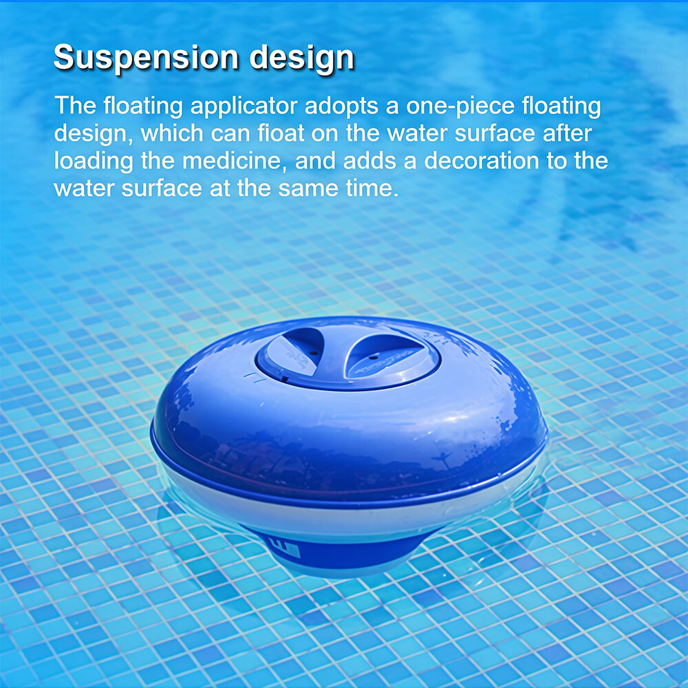 ABS Pool Chlorine Dispenser 1.5" Tablet Holder,Durable & Floatable Design