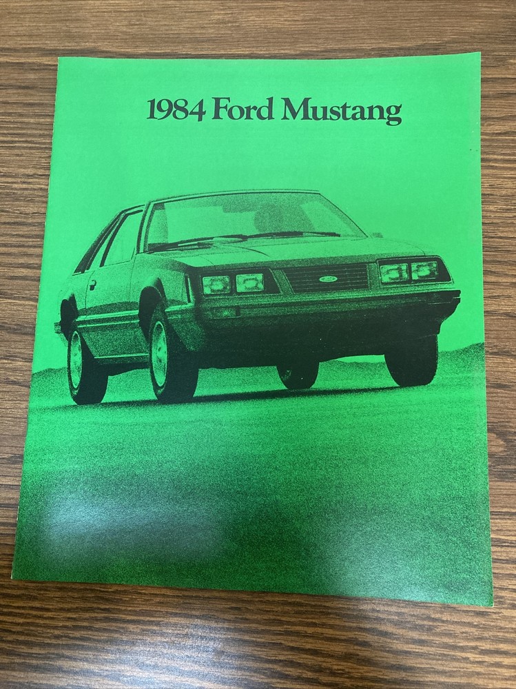 1984 Ford Mustang Catalog